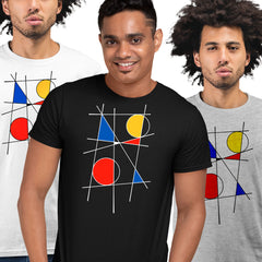 Neo Plasticism Art Tee Typography Unisex T-shirt