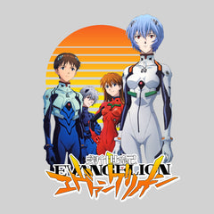 Neon Genesis Evangelion Mountain Montage T-shirt Unisex Tee