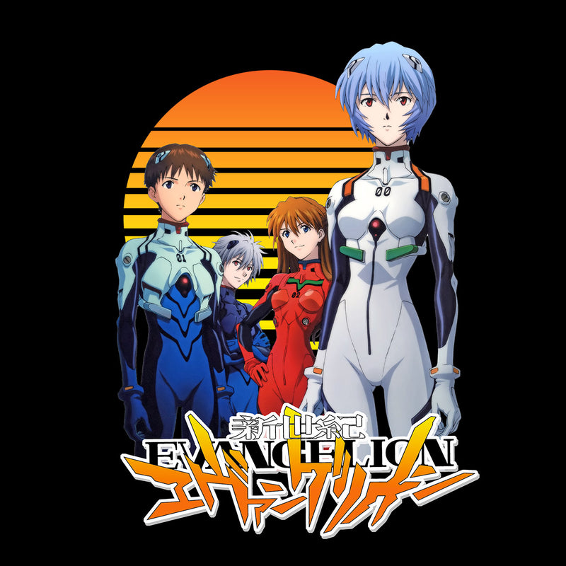 Neon Genesis Evangelion Mountain Montage T-shirt Unisex Tee