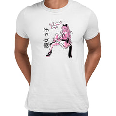 Osaka Japan Magical Anime White T-shirt Comics Character Tee