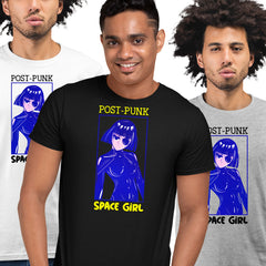 Post Punk Space Girl Japan Anime Character T-shirt