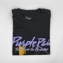 Purple Rain Prince T Shirt Album Cover Black Music Band Tee