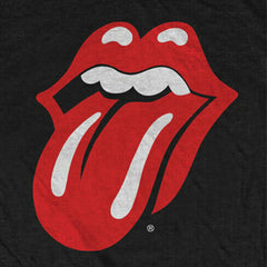 The Rolling Stones Classic Iconic Tongue Mens Unisex Black T Shirt