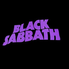 Black Sabbath Official Band Purple Logo T-Shirt Ozzy Heavy Metal Group Paranoid