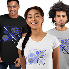 Modern Geometric Elements Abstract Unique T-Shirt