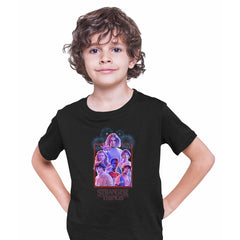 Stranger things official movie Black T-shirt Kids & Adults