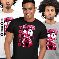 Tokio Anime T-shirt Girl Manga Japanese Shoji