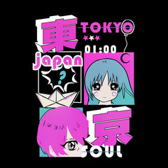 Tokyo Night Soul Japanese Lifestyle T-shirt Manga Tee