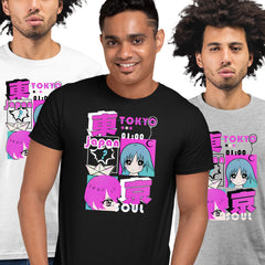 Tokyo Night Soul Japanese Lifestyle T-shirt Manga Tee