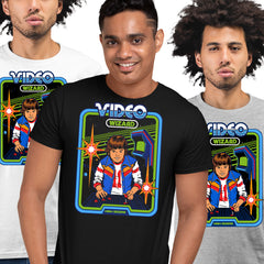 Video Wizard t-Shirt Twisted nostalgia Arcade Game Steven Rhodes