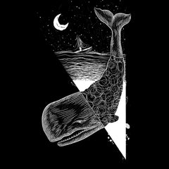 Whale double exposure surreal Abstract Unique T-Shirt