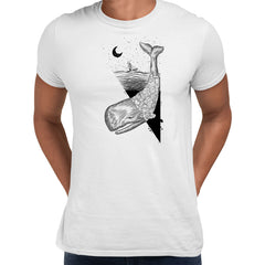 Whale double exposure surreal Abstract Unique T-Shirt