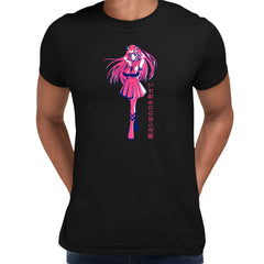 Mahou Shoujo Black T-shirt Magical Girl Manga Japan Geek Tee