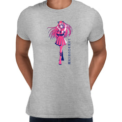 Mahou Shoujo Grey T-shirt Magical Girl Manga Japan Geek Tee