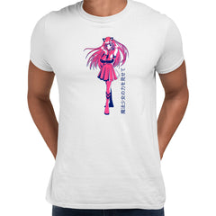 Mahou Shoujo White T-shirt Magical Girl Manga Japan Geek Tee